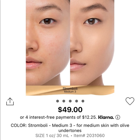 NARS Natural Radiant Longwear Foundation - Picture 3 of 6